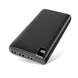 A ADDTOP Power Bank 26800mAh, 22,5W Powerbank USB C Externer Akku mit PD 20W Power Delivery,...